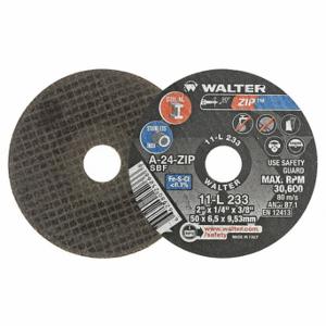 WALTER SURFACE TECHNOLOGIES 11L233 Abrasive Cut-Off Wheel, 0.25 Inch Thick | CU9BVY 32WK70