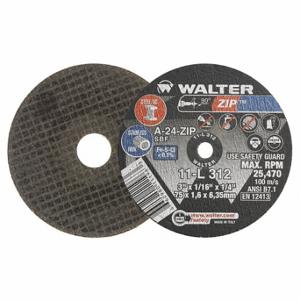 WALTER SURFACE TECHNOLOGIES 11L312 Abrasive Cut-Off Wheel, 0.0625 Inch Thick | CU9BVU 32WK76