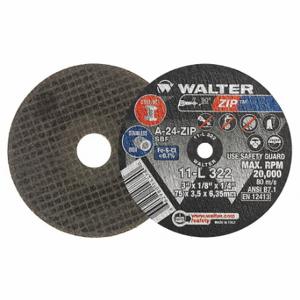 WALTER SURFACE TECHNOLOGIES 11L322 Abrasive Cut-Off Wheel, 0.125 Inch Thick | CU9BVW 32WK78