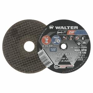 WALTER SURFACE TECHNOLOGIES 11L413 Abrasive Cut-Off Wheel, 4 Inch Abrasive Wheel Dia, Aluminum Oxide, Type 1 | CU9BWE 32WK85