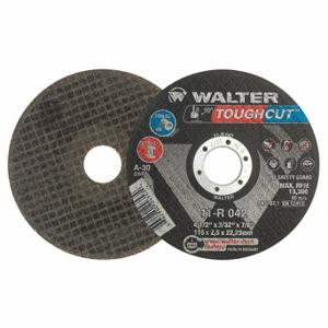 WALTER SURFACE TECHNOLOGIES 11R042 Abrasive Cut-Off Wheel, 4 1/2 Inch Abrasive Wheel Dia, Aluminum Oxide | CU9BWD 32WK60