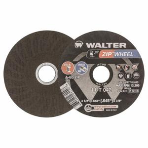 WALTER SURFACE TECHNOLOGIES 11T042 Abrasive Cut-Off Wheel, Aluminum Oxide, 0.0469 Inch Thick | CU9BWH 32WL13