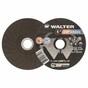 WALTER SURFACE TECHNOLOGIES 11T052 Abrasive Cut-Off Wheel, Aluminum Oxide, 0.0469 Inch Thick | CU9BWJ 32WL14