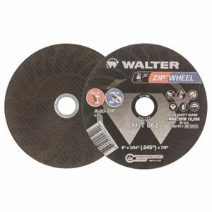 WALTER SURFACE TECHNOLOGIES 11T062 Abrasive Cut-Off Wheel, Aluminum Oxide, 0.0469 Inch Thick | CU9BWP 32WL15