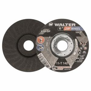 WALTER SURFACE TECHNOLOGIES 11T142 Depressed Center Cut-Off Wheel, Aluminum Oxide, Zip | CU9CBD 32WL20