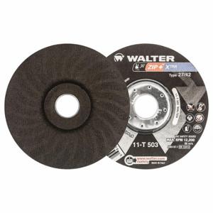 WALTER SURFACE TECHNOLOGIES 11T503 Depressed Center Cut-Off Wheel, 5 Inch Dia, 7/8 Inch Hole, Aluminum Oxide | CU9BZF 32WL34