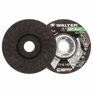WALTER SURFACE TECHNOLOGIES 11U142 Depressed Center Cut-Off Wheel, Aluminum Oxide, Zip | CU9BZJ 32WK90
