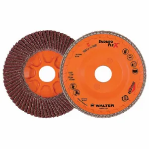 WALTER SURFACE TECHNOLOGIES 15R454 Flap Disc, Type 27, 4 1/2 Inch x 7/8 Inch, Zirconia Alumina, 40 Grit | CU9CCX 49YK09