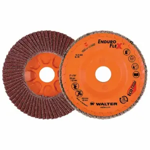 WALTER SURFACE TECHNOLOGIES 15R504 Flap Disc, T27 5 Inchx7/8 Inch 40gr, Type 29, 5 Inch x 7/8 Inch, 40 Grit | CU9CCG 249M24