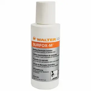 WALTER SURFACE TECHNOLOGIES 54A031 Marking Solution, Surfox-M, 100 mL, Bottle | CU9BXF 38Y268