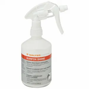 WALTER SURFACE TECHNOLOGIES 54A093 Stainless Steel Cleaner, Surfox Shine, 500 Ml, Spray Bottle | CU9BYB 39CH23