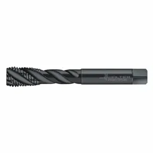 WALTER TOOLS TC142-G1/4-L0-WY80FC Spiral Flute Tap, 1/4-19 Thread Size, 15 mm Thread Length, 100 mm Length | CU9JKY 429F97