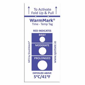 WARMMARK WM 5/41 Temperaturanzeigeetikett, 3/4 Zoll Etikettenbreite, 1 13/16 Zoll Etikettenhöhe | CU9TLY 55JG20