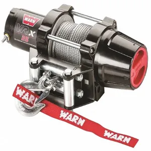 WARN 101025 Pulling Atv/Utv Electric Winch, 14.3 Fpm, 2500 Lbs. Layer Load Capacity | CH6HMH 492P72