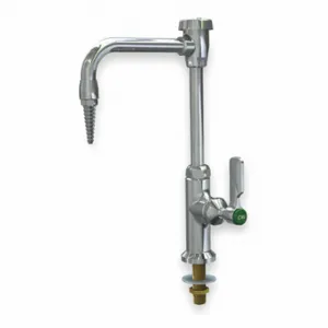 WATERSAVER FAUCET COMPANY L614VB-LE Gooseneck Laboratory Faucet, Watersaver, Chrome Finish, 2 GPM Flow Rate | CU9TRH 3CWK1