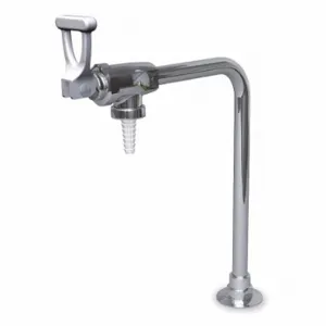 WATERSAVER FAUCET COMPANY L7833SC Gooseneck Laboratory Faucet, Watersaver, Chrome Finish, 1.1 GPM Flow Rate | CU9TRG 2DCK4