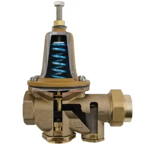 WATTS LF25AUB-Z3 1 Regulator, 1 Inch Size, Lead Free, 25 to 75 psi Adjustable | BP3QGH 161Z74