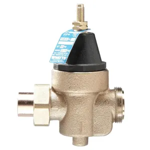 WATTS LFN45BM1-U-S 3/4 Water Pressure Reducing Valve, 25 To 75 Psi, 3/4 Inch Size, Copper Silicon | BP2VUU 0009480