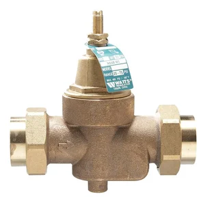 WATTS LFN55BM1-DU-S 3/4 IN Water Pressure Reducing Valve, 3/4 Inch Inlet, 27.6 Bar Pressure | BP4DUV 0009586