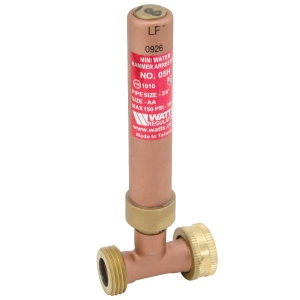 WATTS LF05H 3/4 Water Hammer Arrestor, 3/4 Inch Connection, 60 Psi Pressure | BQ6JPH 0009852