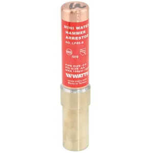 WATTS LF05-S 3/4 Water Hammer Arrestor, 3/4 Inch Connection, 60 Psi Pressure | BQ6JPN 0009856