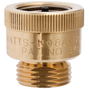 WATTS LF8A 3/4 Hose Connection Vacuum Breaker, 3/4 Inch Size, Copper Silicon Alloy | BY8EUF 0792091