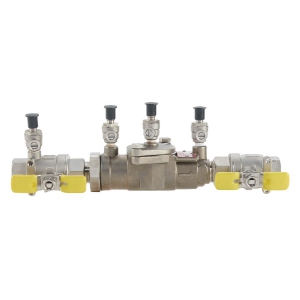 WATTS SS007M3-QT 3/4 Double Check Valve Assembly, Quarter Turn Ball Valve, 3/4 Inch Size | CA7CRN 0062696