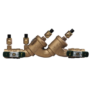 WATTS LF719-QT 2 Double Check Valve Assembly, Inline, 2 Inch Size, Bronze | BY7GHB 0065306