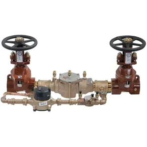 WATTS 007DCDA-OSY-GPM 2 Backflow Preventer Assembly, Shutoff Valve, 2 Inch Size, Bronze | CA7CRD 0062666