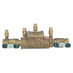 WATTS 1 1/2 007M2-QT Backflow Preventer, 007, Bronze, 1 1/2 Inch Size, NPT, 175 PSI | CU9TTN 793HG1