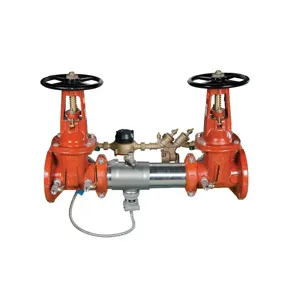 WATTS LF957RPDA-OSY-GPM 6 Reduced Pressure Detector Backflow Assembly, Grooved Joint, 6 Inch Size | BY7EAP 0122727