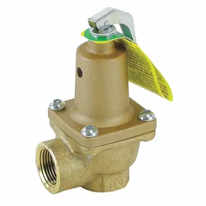 WATTS 0121470 Pressure Safety Relief Valve, 3/4 Inch Size, 75 psi | CJ3BKE 161Z92