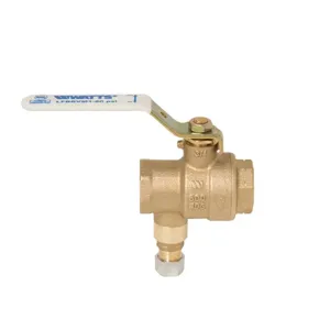 WATTS 3/4 LFBRVM1TXTXC-125 Ball And Relief Valve, 3/4 Inch Inlet, 180 Deg. F, 600 Psi Pressure | CA4EEU 0125563