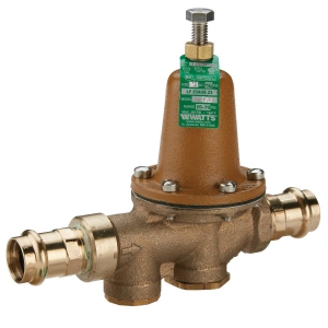WATTS LF25AUB-Z3 (W/PRESS) 1/2 Wasserdruckminderventil, 1/2 Zoll Einlass, 20.7 Bar Druck | CA4EFC 0125571