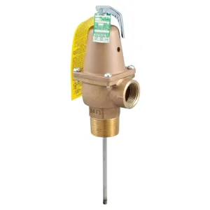 WATTS N241X8 100-210 1 1/4 Temperature And Pressure Relief Valve, 1 1/4 Inch Size, 150 Psi Relief Pressure | BQ3UTE 0318860