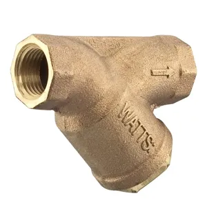 WATTS LF777SM1-80 3/4 Wye Strainer, Inlet Size 3/4 Inch, Outlet Size 3/4 Inch, Screen Size 80 MESH | CB2FKC 0123092