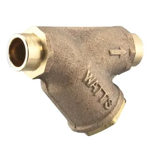 WATTS LFS777SM1-20 3/4 Wye Strainer, Inlet Size 3/4 Inch, Outlet Size 3/4 Inch, Screen Size 20 MESH | BY4ZLZ 0123133