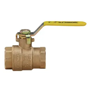 WATTS FBV-3C 1 UL-FM Ball Valve, 1 Inch Inlet, 400 Deg. F Max. Temp., 600 Psi | BY8LMJ 0547129