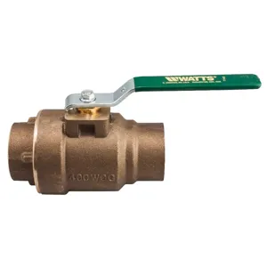 WATTS LFB6001 2 1/2 Ball Valve, Inlet Size 2-1/2 Inch, WOG 250 Psi | BY9XCD 0555202