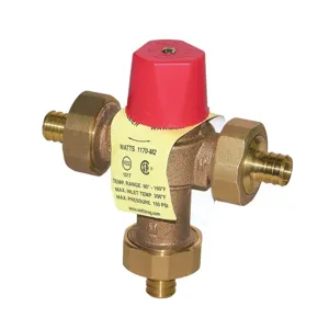 WATTS LF1170N2-PEX 3/4 Hot Water Control Valve, 120 To 200 Deg. F, 3/4 Inch Outlet | BR6EQV 0559102