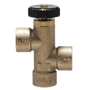 WATTS LF70AT 3/4 Hot Water Extender Mixing Valve, 120 To 160 Deg. F, 3/4 Inch Outlet | BR6ERV 0559134
