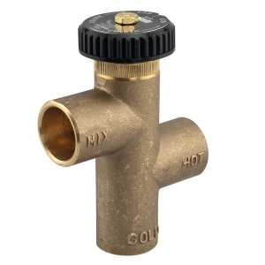 WATTS LFL70A 3/4 Hot Water Extender Mixing Valve, 100 To 130 Deg. F, 3/4 Inch Outlet | BR6ERX 0559135