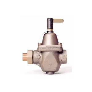 WATTS 1156F-STD (W/PRESS) 1/2 Water Pressure Regulator, 1/2 Inch Inlet, 6.9 Bar Pressure | BY6QWP 0858570