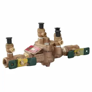 WATTS 1/2 009-QT Backflow Preventer, 009, 1/2 in, NPT, Bronze, 4 5/8 Inch Height | CU9TTV 793HF6