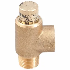 WATTS 1/2 530-FP Pressure Relief Valve, Brass, Npt, Npt, 1/2 Inch Inlet Size, 1/2 Inch Outlet Size | CU9TWX 794JU6