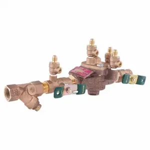 WATTS 1/2 LF009-QT-S Backflow Preventer, LF009, 1/2 in, NPT, Lead Free Cast Copper Silicon Alloy | CU9TUL 793HL3