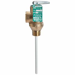 WATTS 1/2 LF1XL 150-210 Temperature Pressure Relief Valve, NPT, NPT, 1/2 Inch Inlet Size, 1/2 Inch Outlet Size, 15 | CU9TYJ 794JR2
