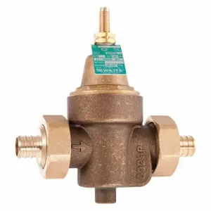 WATTS 1/2 LFN55BM1-DU-PEX Water Pressure Reducing Valve, Lead Free Copper Silicon Alloy, 1/2 Inch Size | CU9TYZ 48RJ76