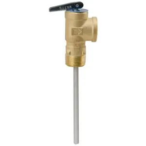 WATTS 100XL-090210 Temperature And Pressure Relief Valve, Male Thread, Npt, 3/4 Inch Size, Brass | BP4DVA 0066082