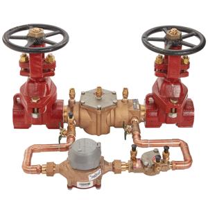 WATTS C300-OSYXPIV-CFM 3 Double Check Detector Backflow Assembly, 3 Inch Size, Shutoff Valve | CA4GUF 0206691